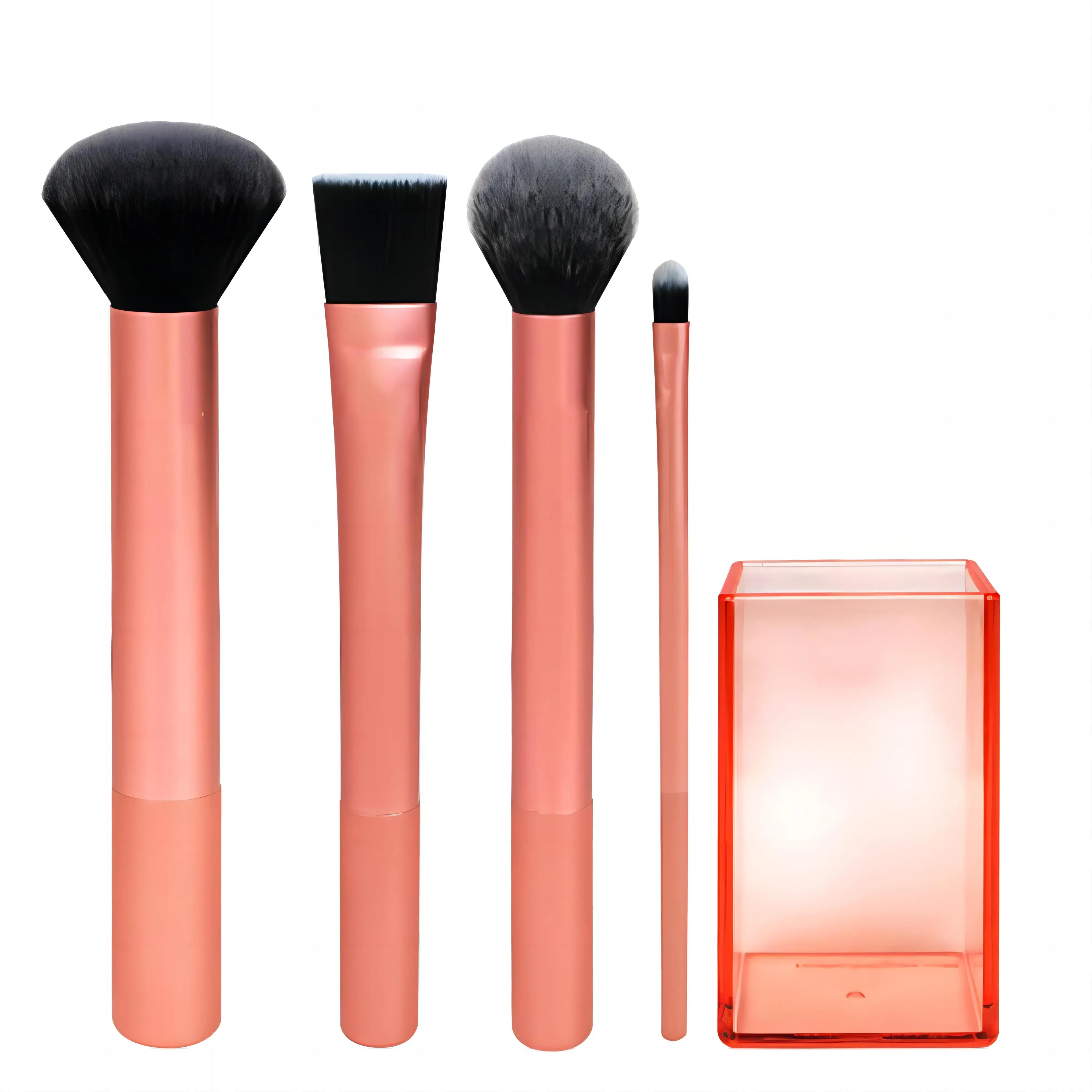 1/3/4/5/8 Pieces Custom Vegan Private Label Maquillaje Brochas Foundation Makeup Brush Set With Makeup Sponge Professional