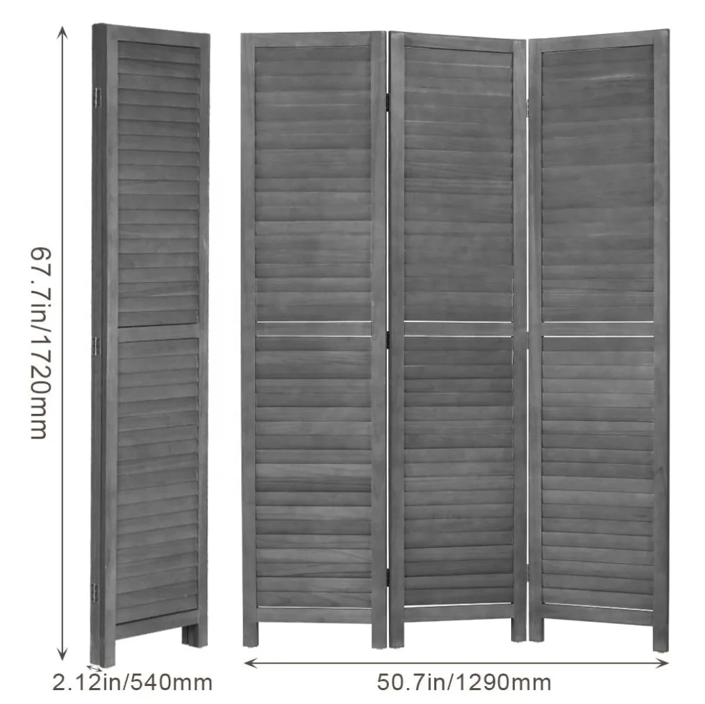 Popular Type Wholesale Foldable Freestanding Wood Partition for Living Room Screen Divider Panel