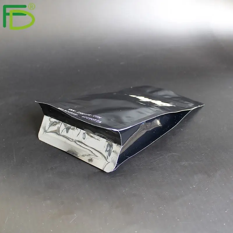 kraft paper food Packaging bag flat bottom pouch