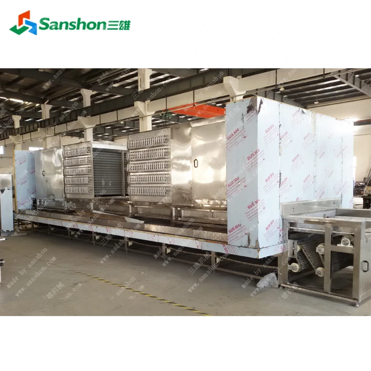 Hotsell Vegetable and Fruit IQF Tunnel Blast Freezer Quick Freeze Machine