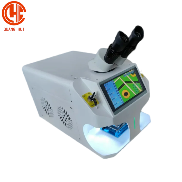 220V 120W White Color Gold Jewelry Repairing Laser Soldering Welding Machine All-In-One Laser Welding Machine