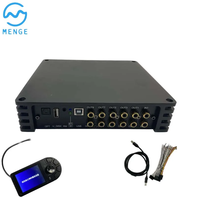 400W high-end new 8 ch DSP Car Audio Amplifier 8 in 10 out FOR USA