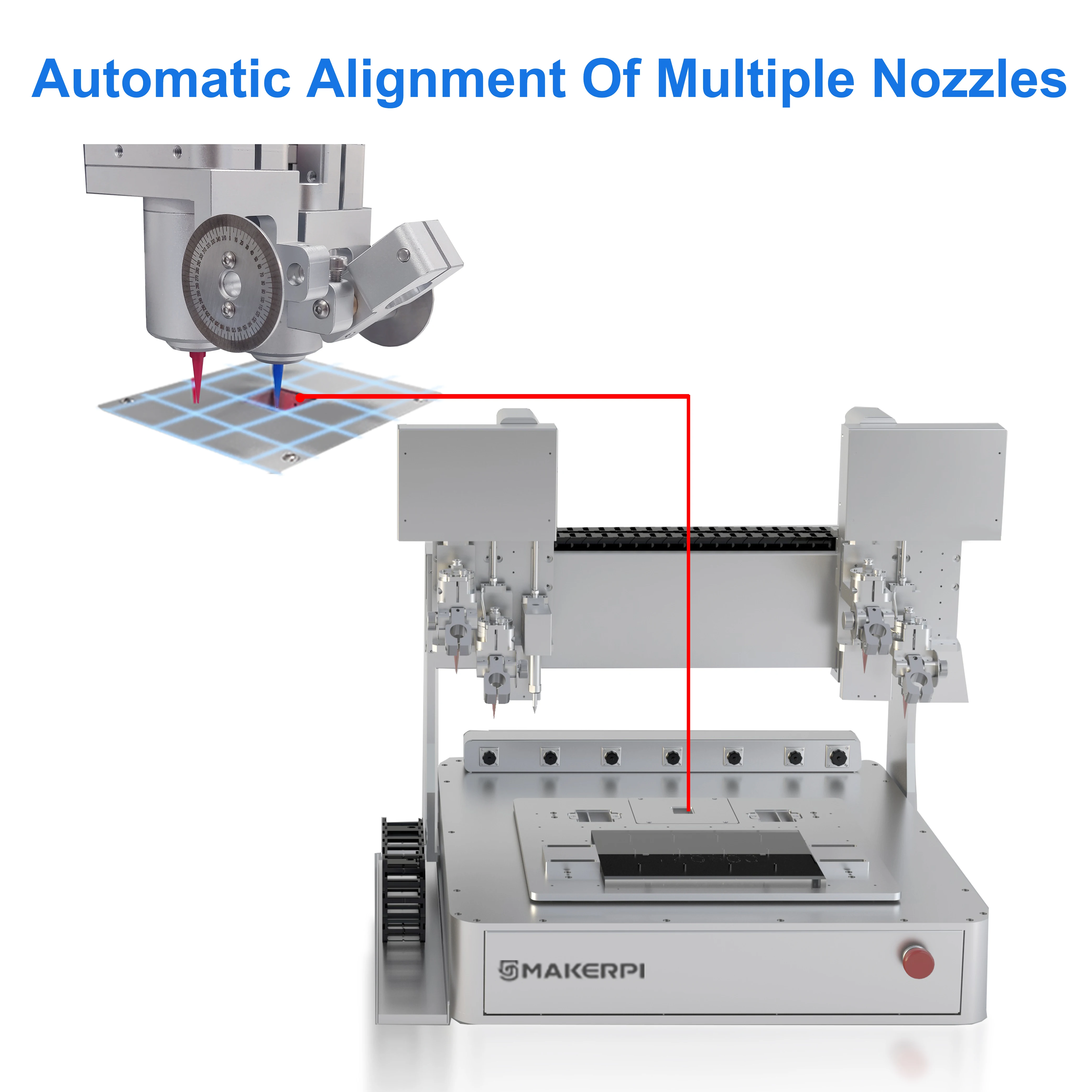 MakerPi Autobio 2000 DIW bio 3d printing research For gelatin\LCES biological 3d printer Economical and practical DIW 3D printer