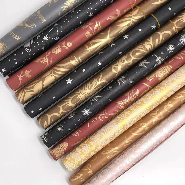 Multifunctional high quality wrapping papers Ins style birthday/Christmas gift wrap book covers papers
