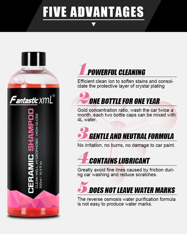 Soap Car Wash Liquid Shampoo Wax