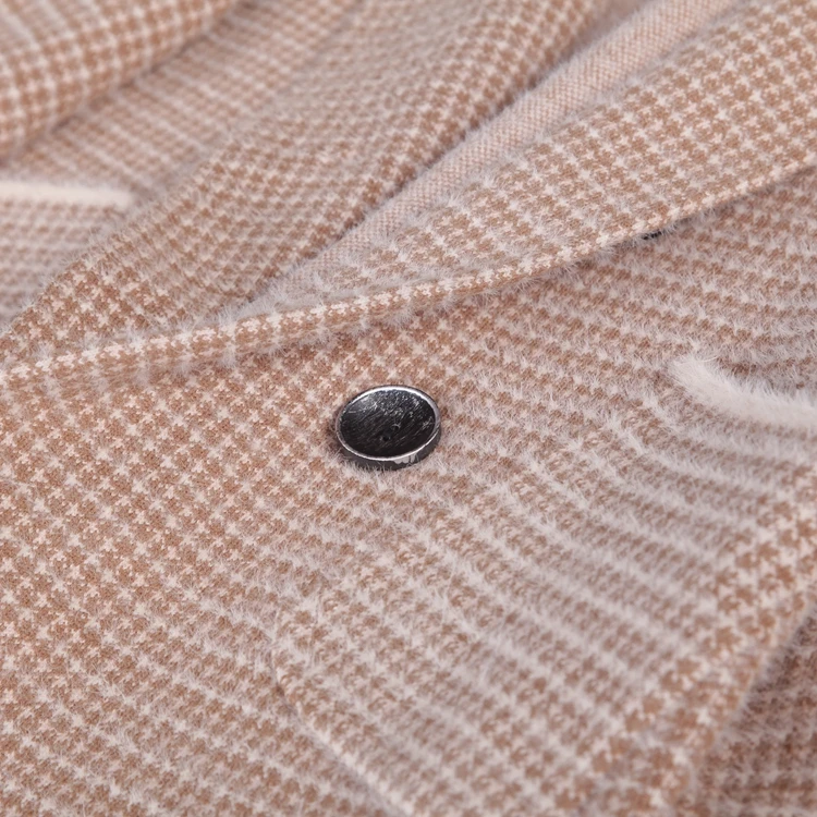 
Autumn Women Soft Alpaca Cardigan Ladies Winter Long Full Body Couple Sweater With Button 