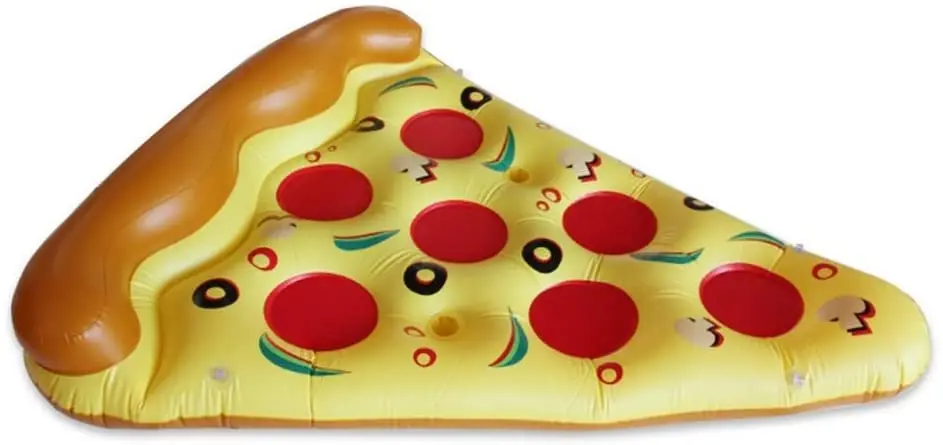 Inflatable Pizza Slice Pool Float Swim Party Toy Summer Pool Raft