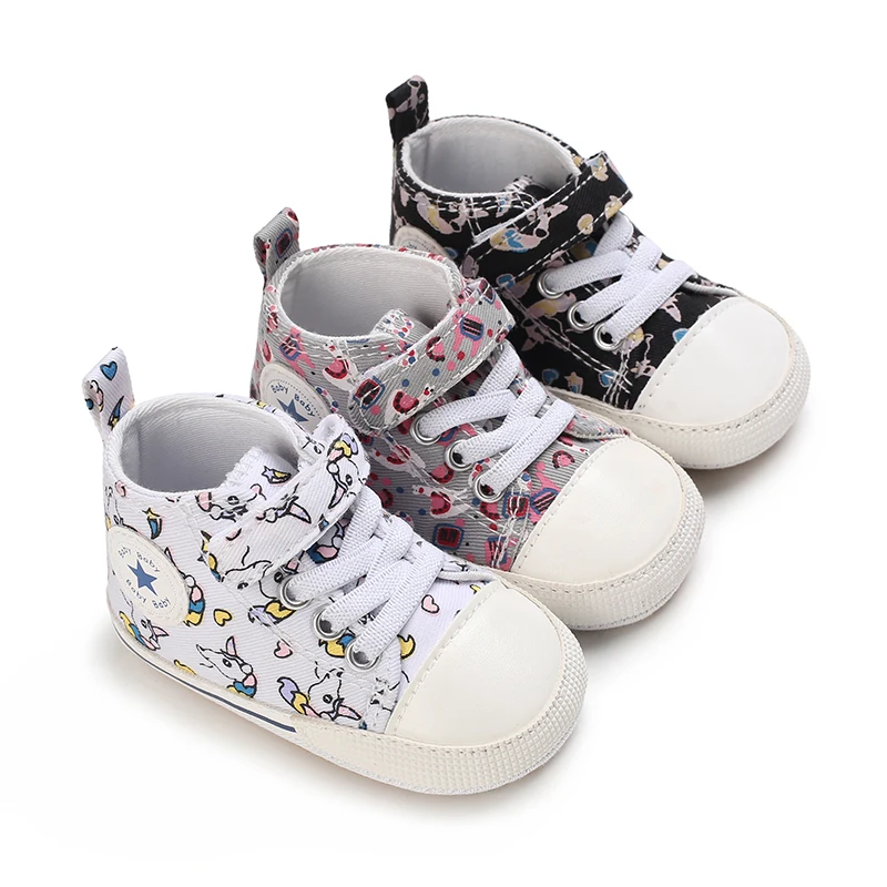 Valen Sina 0-1 year old boys and girls single shoes spring and autumn soft rubber soles new baby shoes casual walking shoes