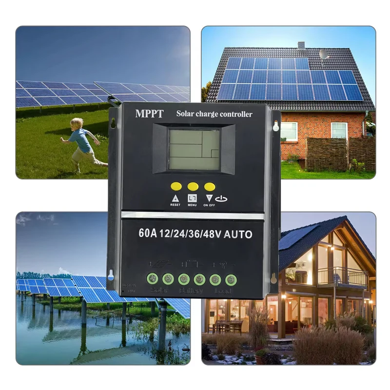 MPPT 60A 80A 100A Solar PV Regulators 12V 24V 36V 48V Solar Charge Controller Price in Pakistan