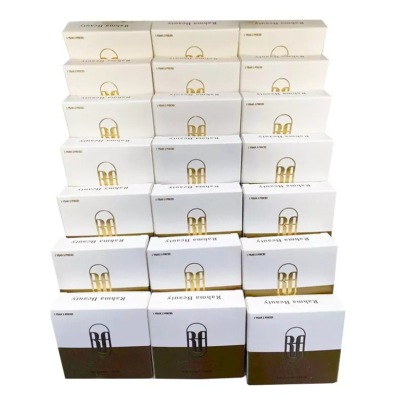 Оптовая продажа косметических корейских цветных футляров для контактных линз индивидуальный дизайн футляры для контактных линз