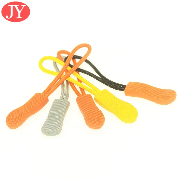 5# Zip Puller Custom Color Coil Zipper Non Lock Zip Runner With Water Drop Puller