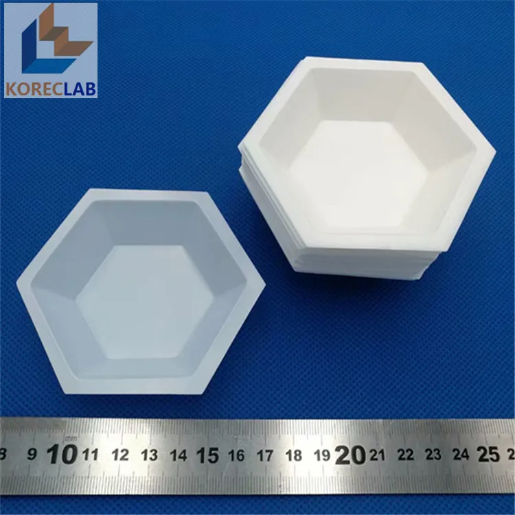 50ml Medium Size Labware Hexagonal Antistatic Plastic Weighing Dishes Weighing Boats