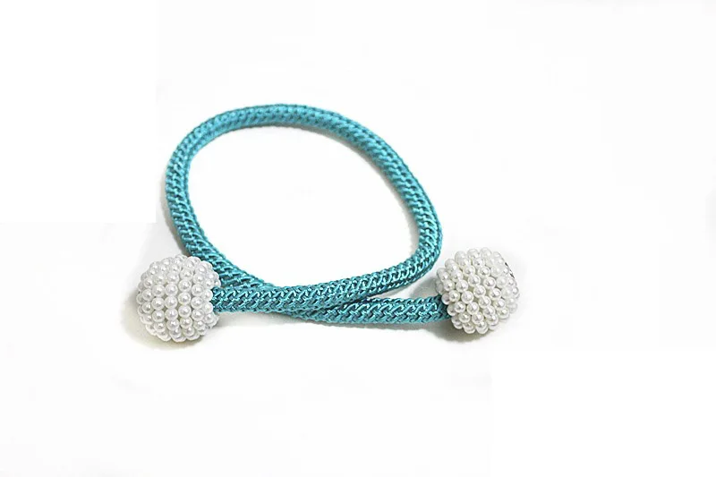 2PCS Pearl Magnetic Curtain Clip Curtain Holders Tie Back Buckle Clips Hanging Ball Buckle Tie Back Curtain Decor Accessories