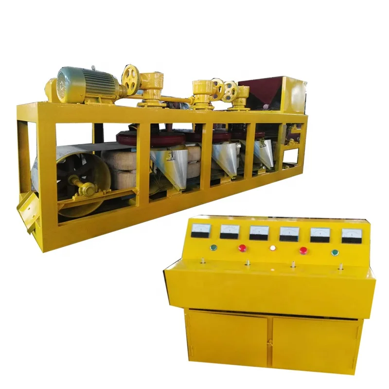 Tungsten Tin Minerals Dry Type Three Disc Magnetic Separator