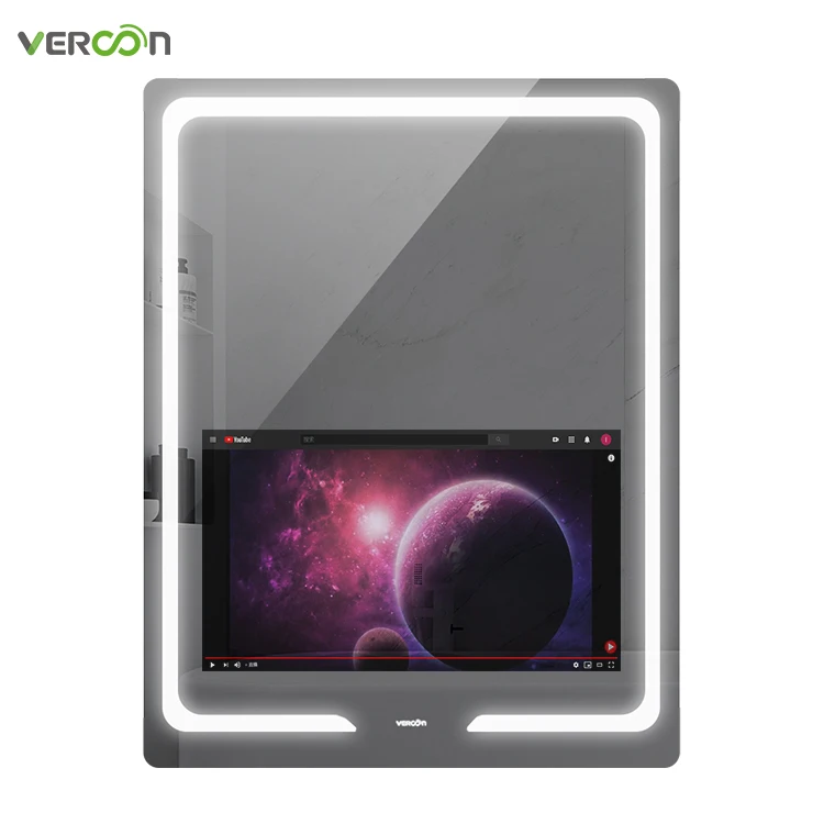 Горячая Распродажа! Система android smart TV mirror мультимедийный сенсорный экран светодиодная подсветка умное зеркало для туалетного столика