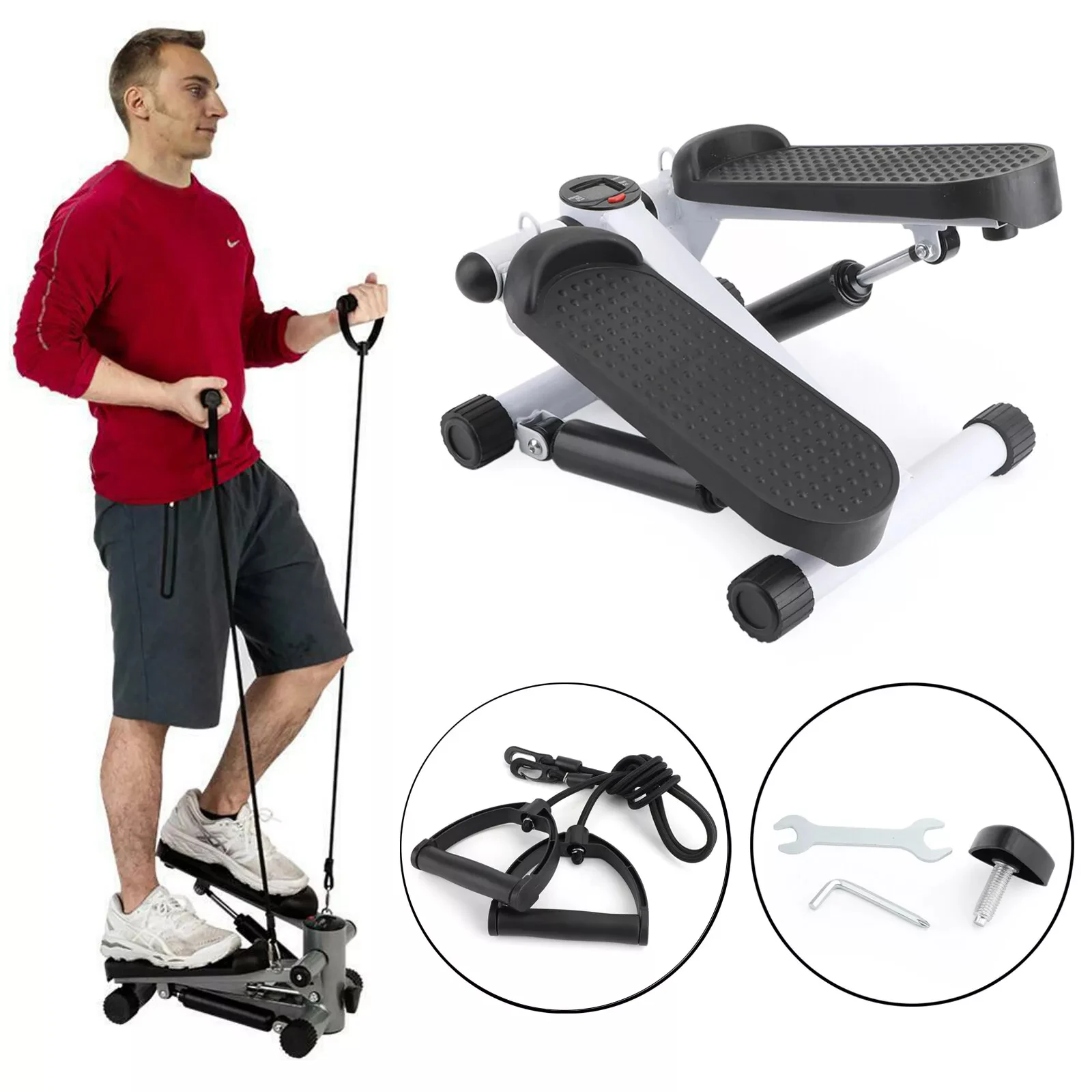 Rouser Fitness Professional Custom Mini Portable Gym Trainer Stair Exercise Stepper Machine ABS Walking Machine