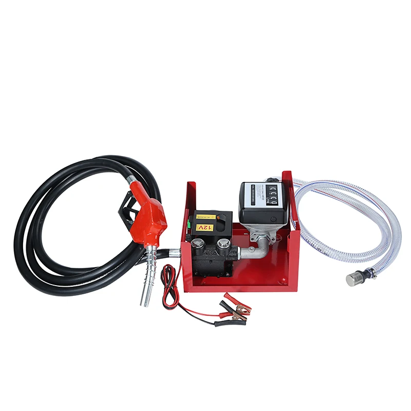 Refueling DC 12V 24V 550W battery operated diesel fuel gasoil oil kerosene dispenser transfer pump bomba kit with nozzle hose