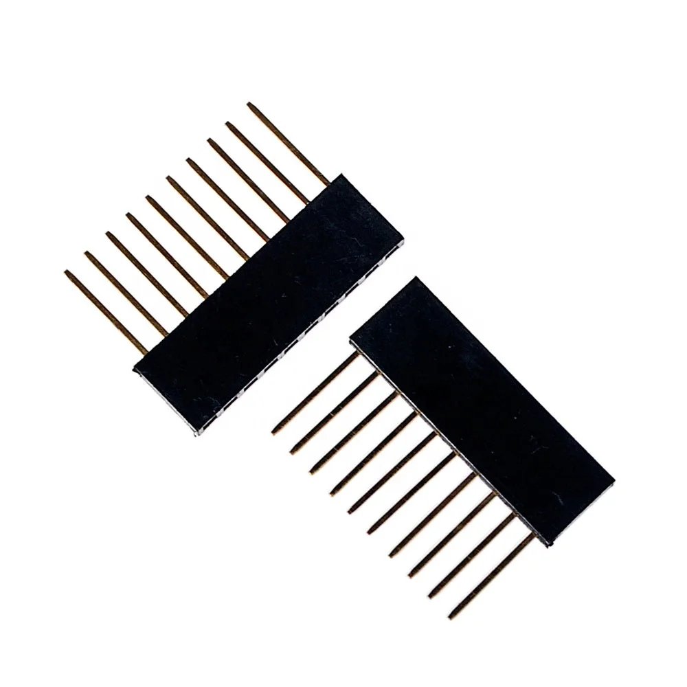 2.54mm Single Row Female Long Pins PC104 11mm Breakaway PCB Board Pin Header Socket Connector