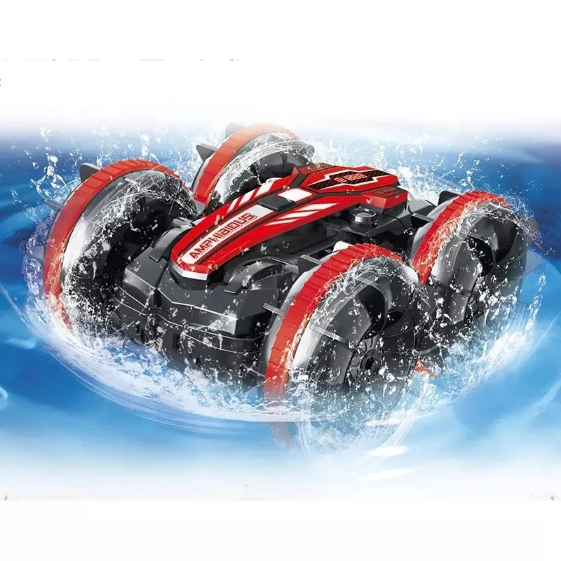 Car Toys 6-12 Year Old Boys Amphibious 2.4 GHz RC Stunt Car Christmas 4WD Off Road Monster Truck  Remote Control Car for Kids