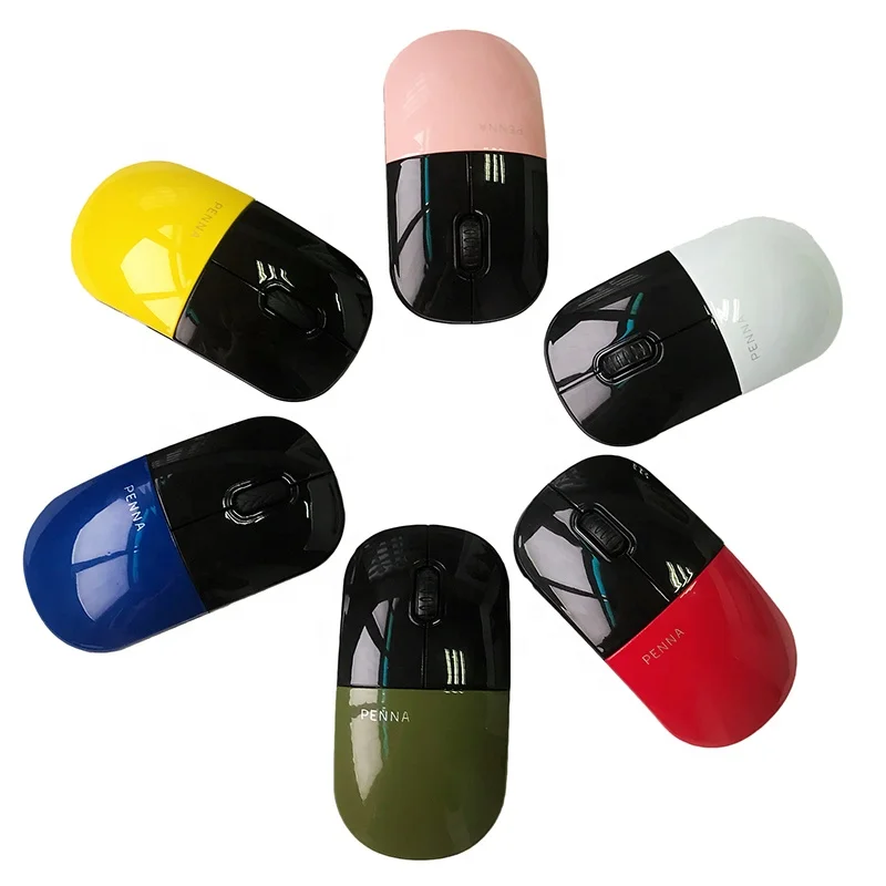 Wholesale 3D 2.4G Wireless Optical Mouse Cheap Office Mouse Portable Mini Gift Mice with DIY Magic Color Cover MW-027