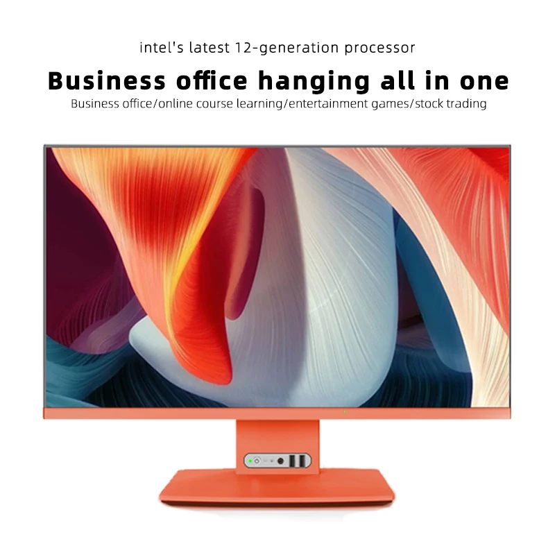 New Extremely Thin Computer Intel 12th CPU 12 Cores 20 Threads Colorful All in One PC with Fast Running Processor