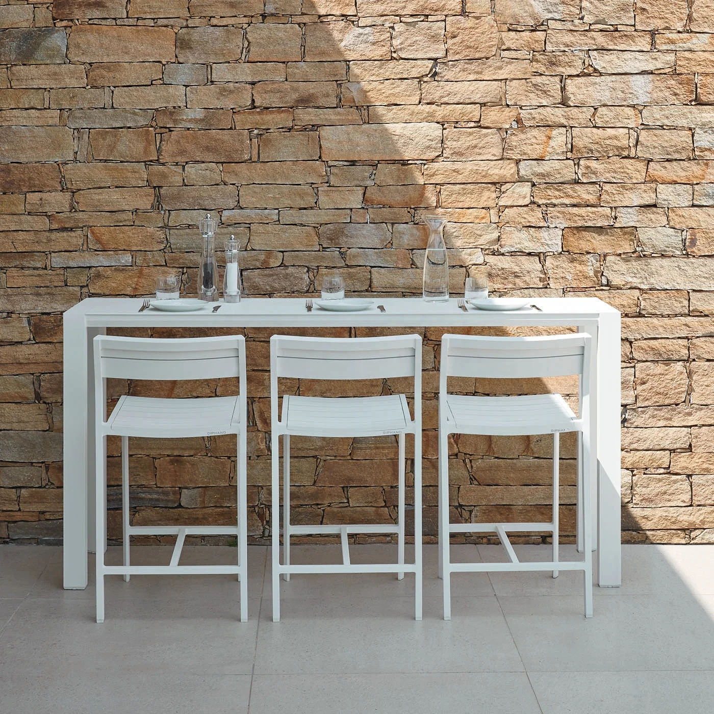 Height outdoor bar tables for Christmas and New Year party hotel home used rectangle metal durable table