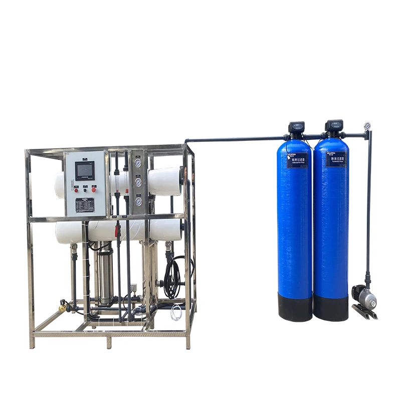 Установка обратного осмоса, аппарат для диализа, 2000 л/ч, пакетированное оборудование для воды, китайский поставщик, система фильтрации воды