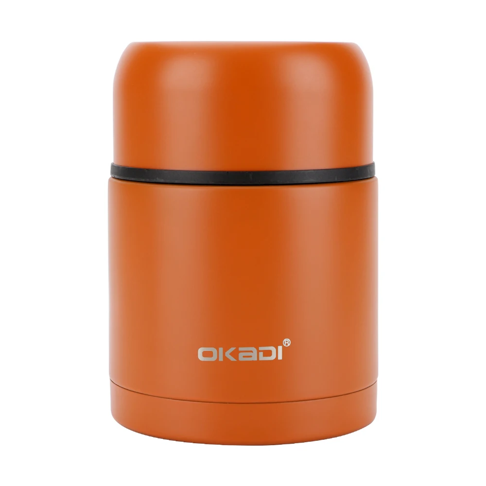 500ML Portable Stainless Steel Lunch Box Office & Outdoor Vacuum Flask for Back to School Food & Soup Containers Thermocup