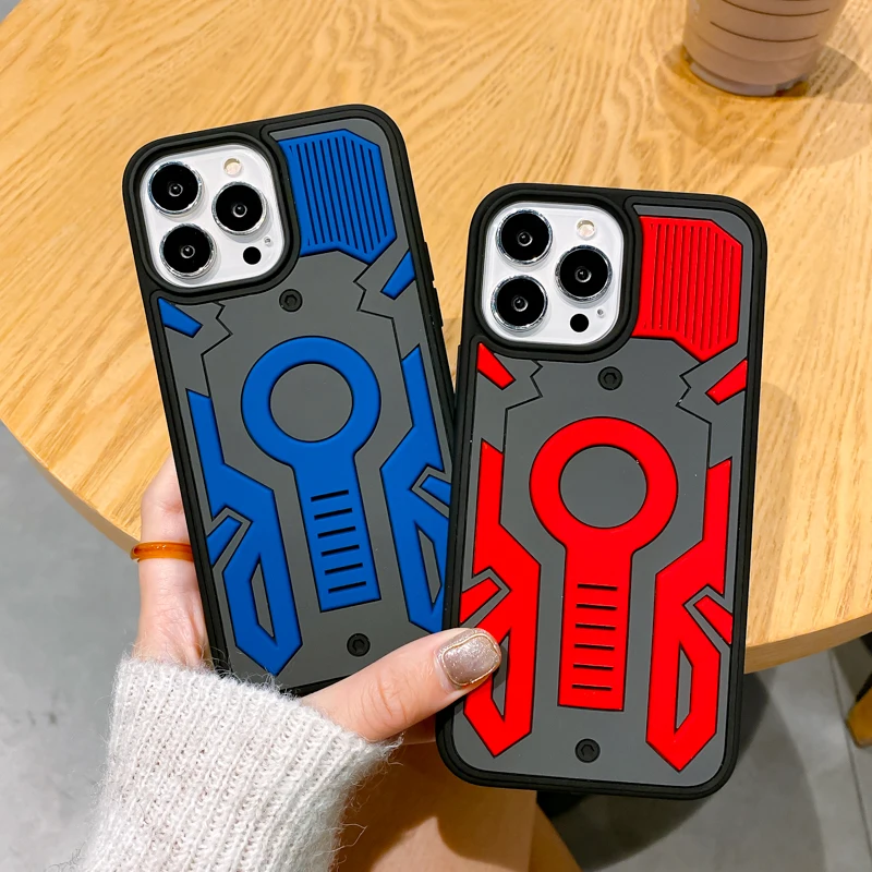 For Iphone 13 Cases Patterned Giant Scorpion Anti-Drop Phone Case Silicon Phone Cover Machine For Iphone 13 Pro Max Disenador