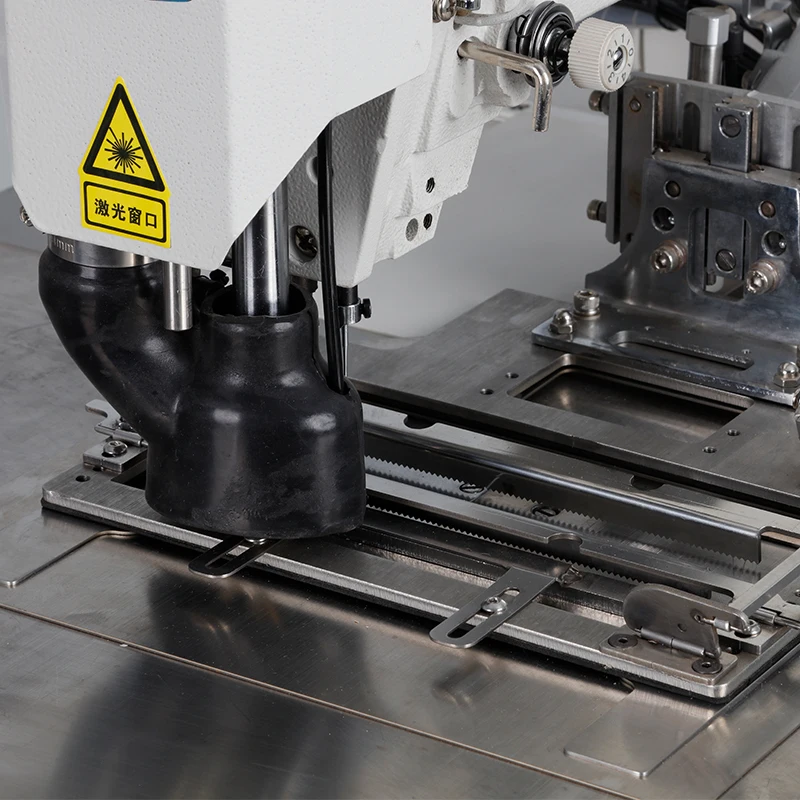 High quality SOMAX SM-16S fast speed auto laser welting pocket bag stitching polo placket making industrial moda sewing machine