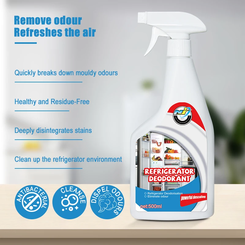 Refrigerator Removing Odor Air Fresh Smell Remover Fridge Odor Eliminator Agent Kitchen Cleaning Spray
