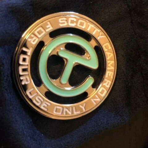 Zinc alloy custom made golf ball marker for putter