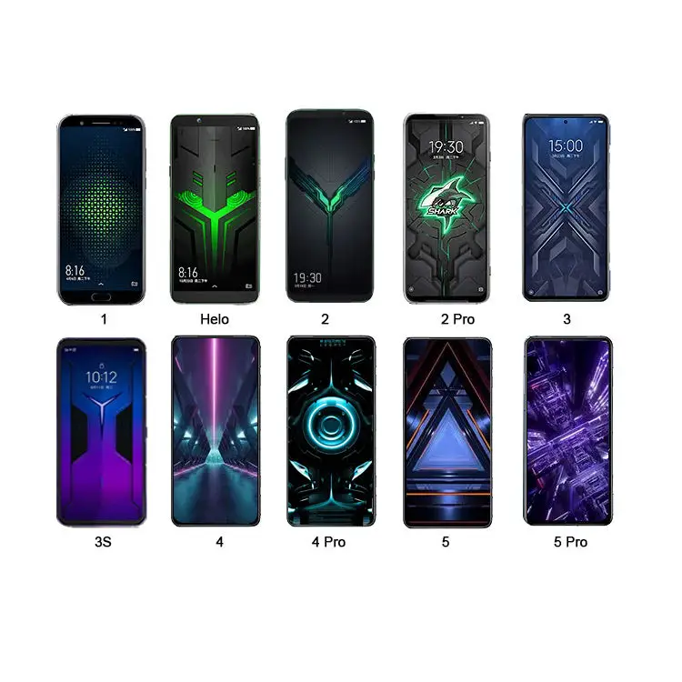 Мобильный телефон ЖК-дисплей для Xiaomi Mi Black Shark 1 Хило 2 Pro 3 3S 4 4S 5 Rs Pro Оригинальный ЖК-дисплей AMOLED ЖК-дисплей с сенсорным экраном