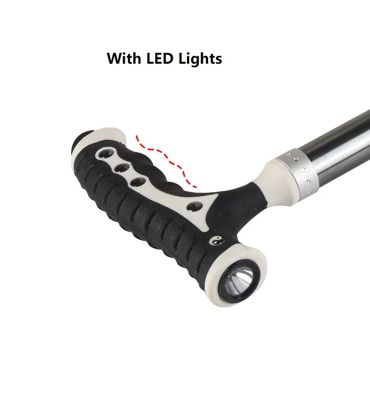 Crutch Chair Adjustable Walking Stick with Chair Seat Folding Crutch Stool Cane Manufacturer