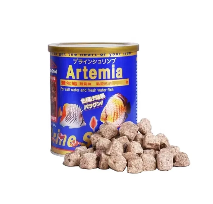 Aquarium Shrimp Ornamental Fish Harvest Year Shrimp Dried Small Fry Canned Small Fish Open Feed 60g Food