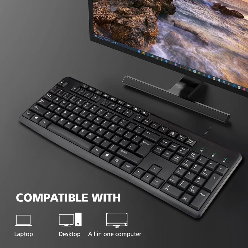 Shenzhen Black Teclado The Best Keyboard Qwerty Azerty Pc Usb Wired Key Board Keyboard For Computer