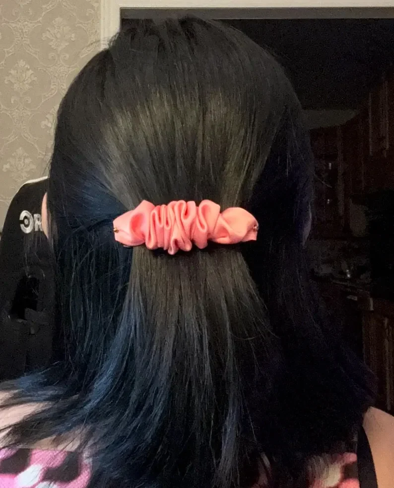 Handmade Large Hair Scrunchie Style Barrette Hair Accessories