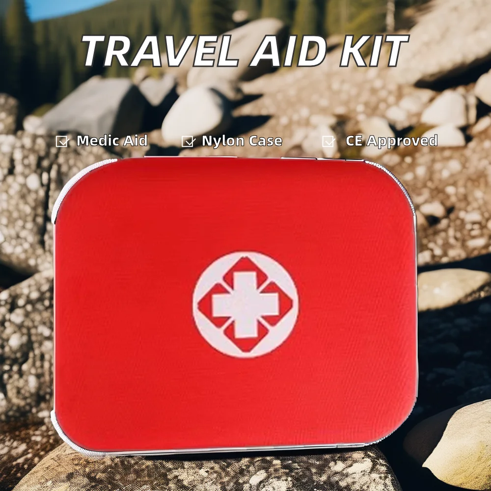 XiaSheng Good Price Emergency EVA Travel First Aid Survival Trauma Kit Manual Power Source for Car Camping Medical Needs