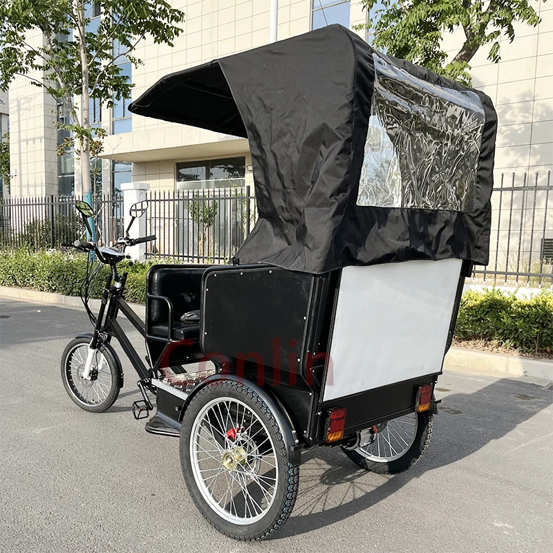 CE Certified Trike Electric Pedicab Rickshaw With Pedal Assist For Factory Direct Sale