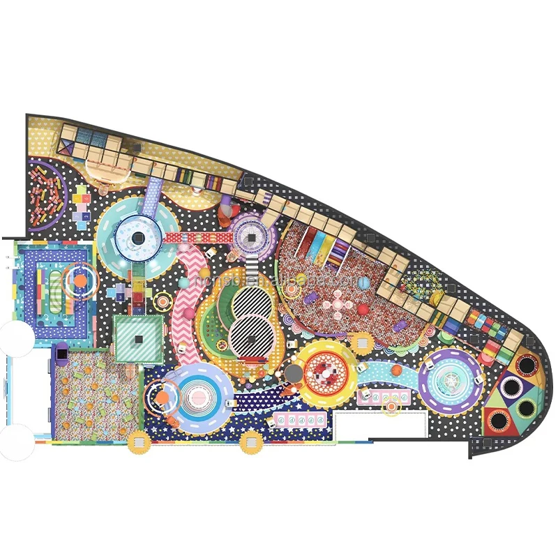 Large Commercial Combining Diverse Game Play Rich Comprehensiveness Amusement Park Soft Play Set Custom Indoor Playground Center