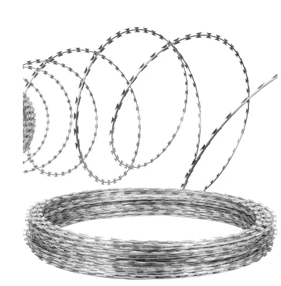 Сетка из колючей проволоки для бритья забор