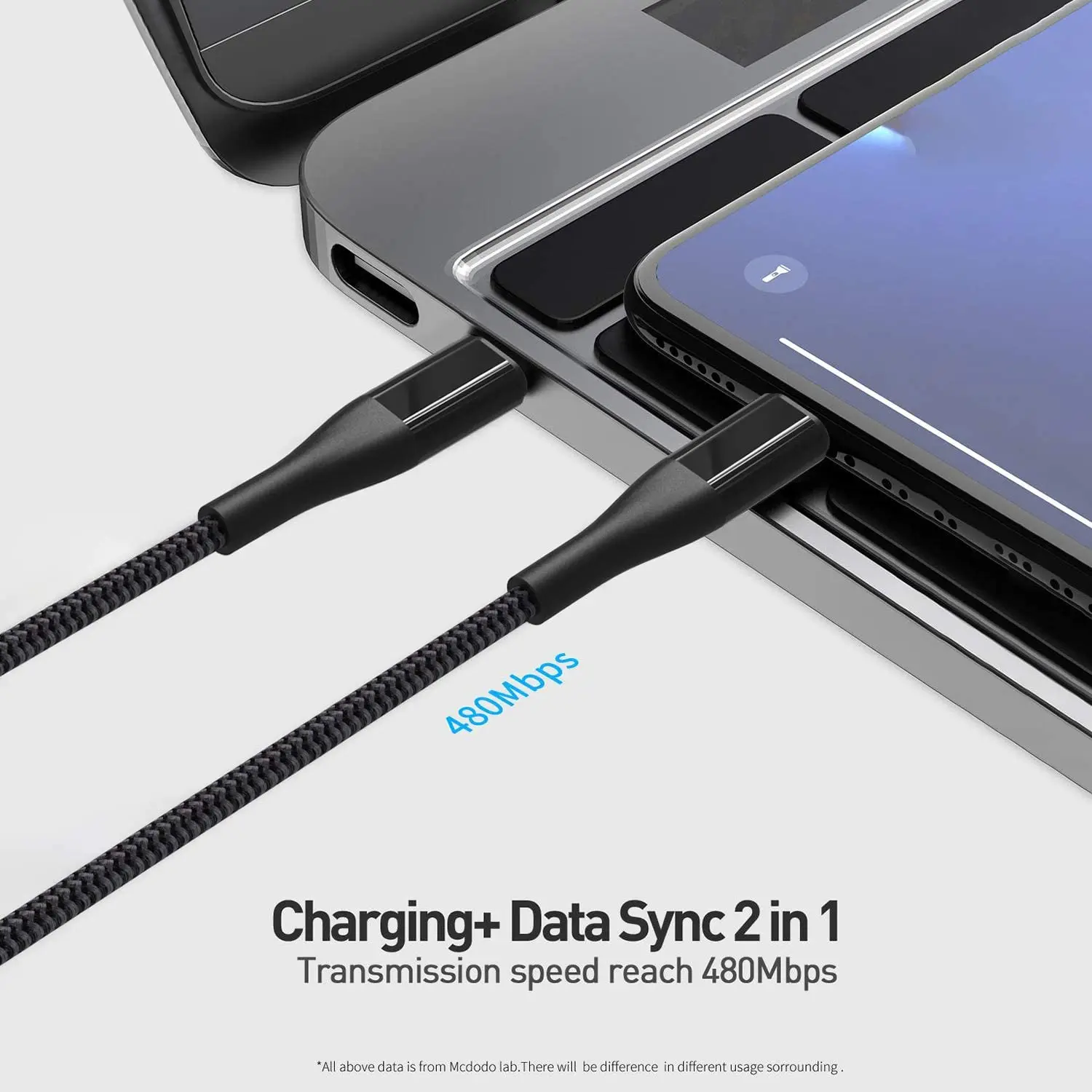 Качественный Плетеный usb-кабель новой модели типа c для подсветки и передачи данных кабель телефона