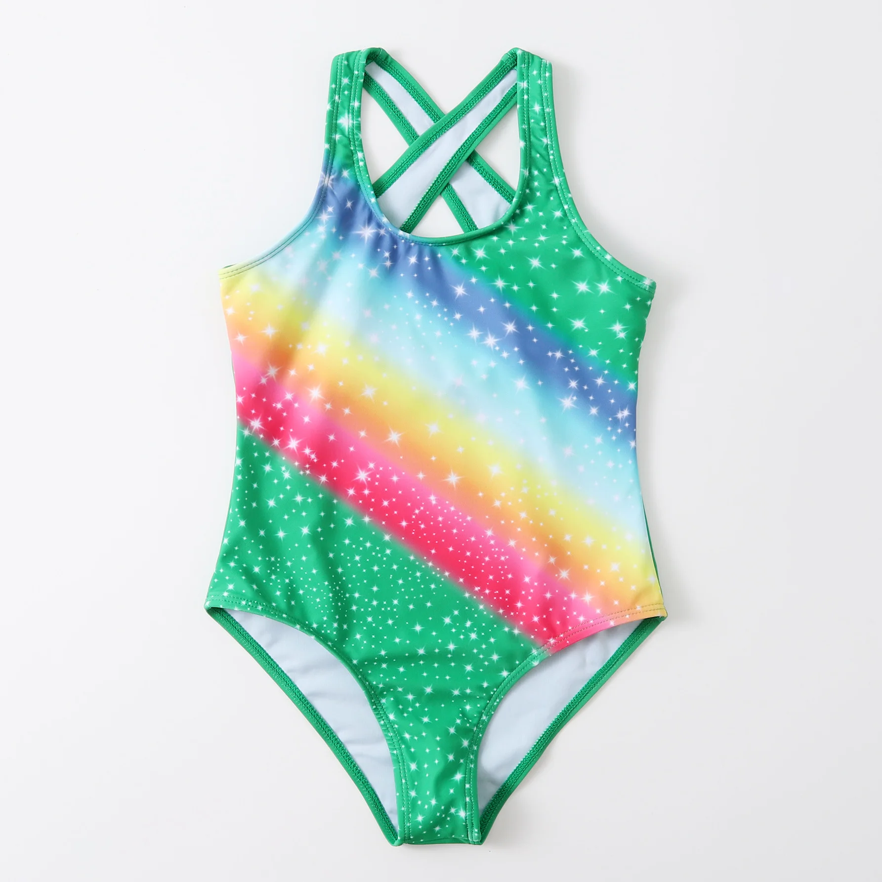 Low Moq Girl Kids Swimsuit Children Designer Swim Wear Cute Kids Bikini Girls Swimsuit Child Trajes De Bano Para Ninas