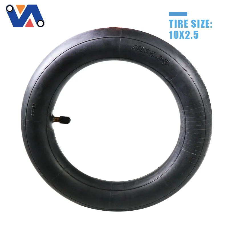 New Image 10*2.5 Inner Tube with Straight Valve Fit For 10*3 Outer Type Scooter Spare Parts