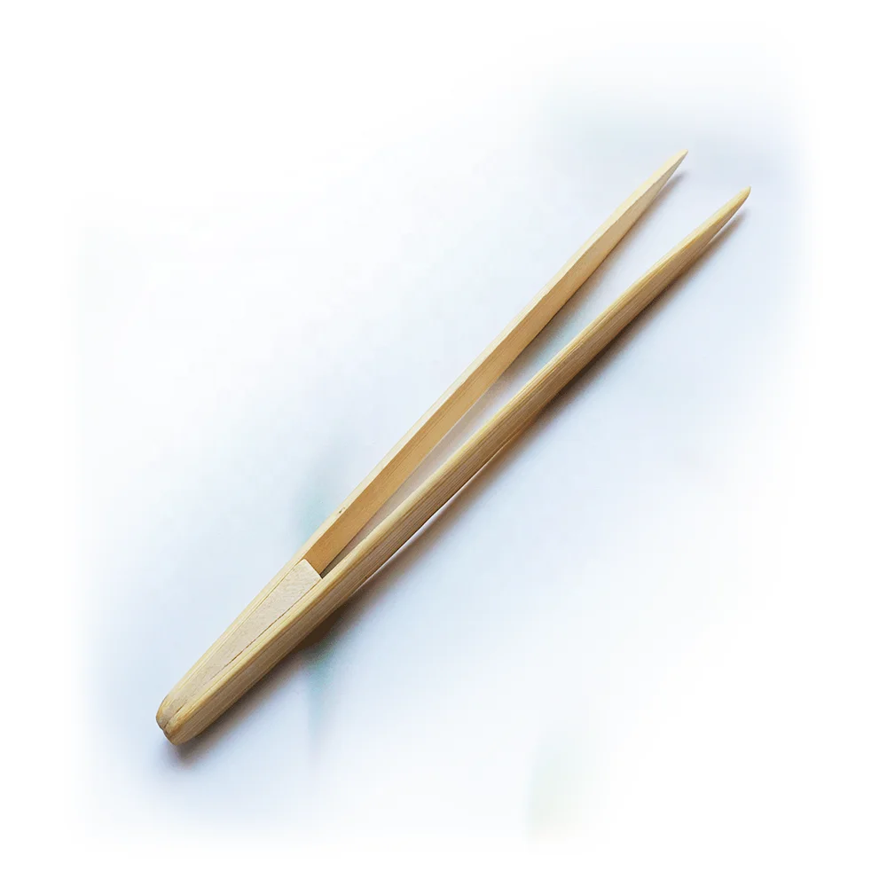 RuYi 150mm Tweezer Bamboo tweezers  for Gold Leaf pointed type Anti-static Tweezers