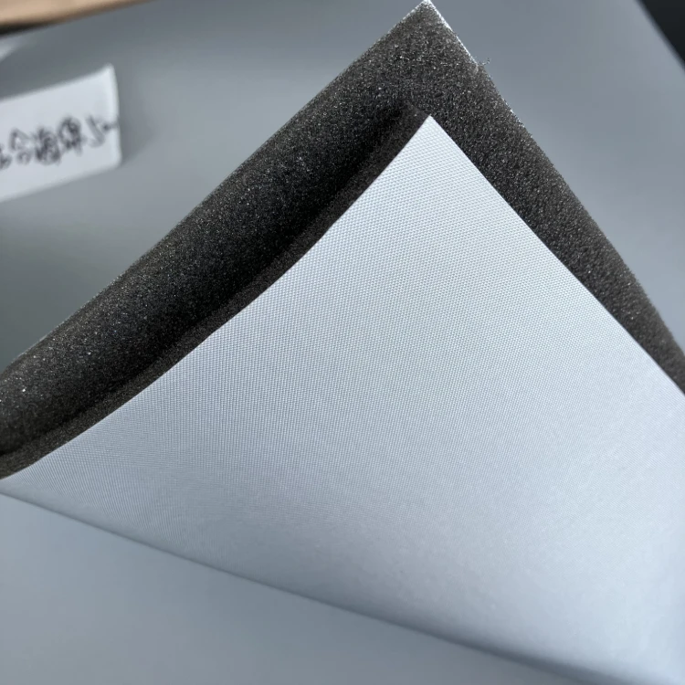 Waterproof non woven fabric foam board laminated pvc fabric roll foam mat manufacturer