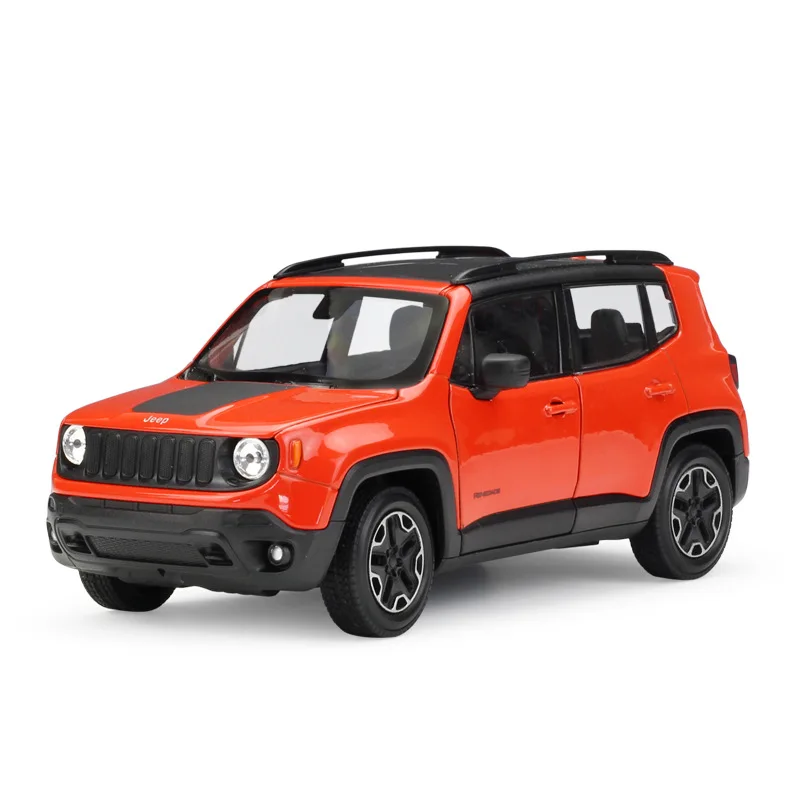Welly 1:24 J eep Renegade Trailhawk Vehicle Metal Collectible Simulation Die Cast Car Alloy Car Model