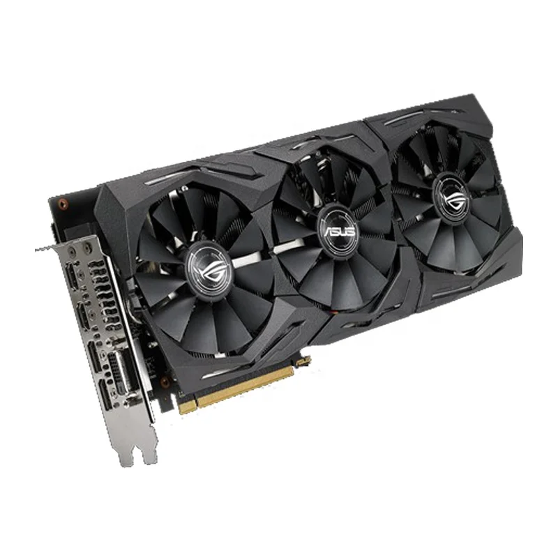 Новейшая видеокарта ROG Strix Radeon RX 580 O8G Gaming OC Edition GDDR5 DP Ready AMD Graphics Card в