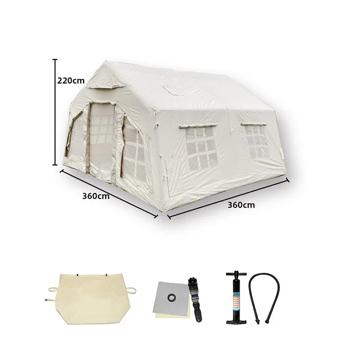 Factory direct sales Portable Outdoor Inflatable Camping Tent Thickened Inflatable Tent