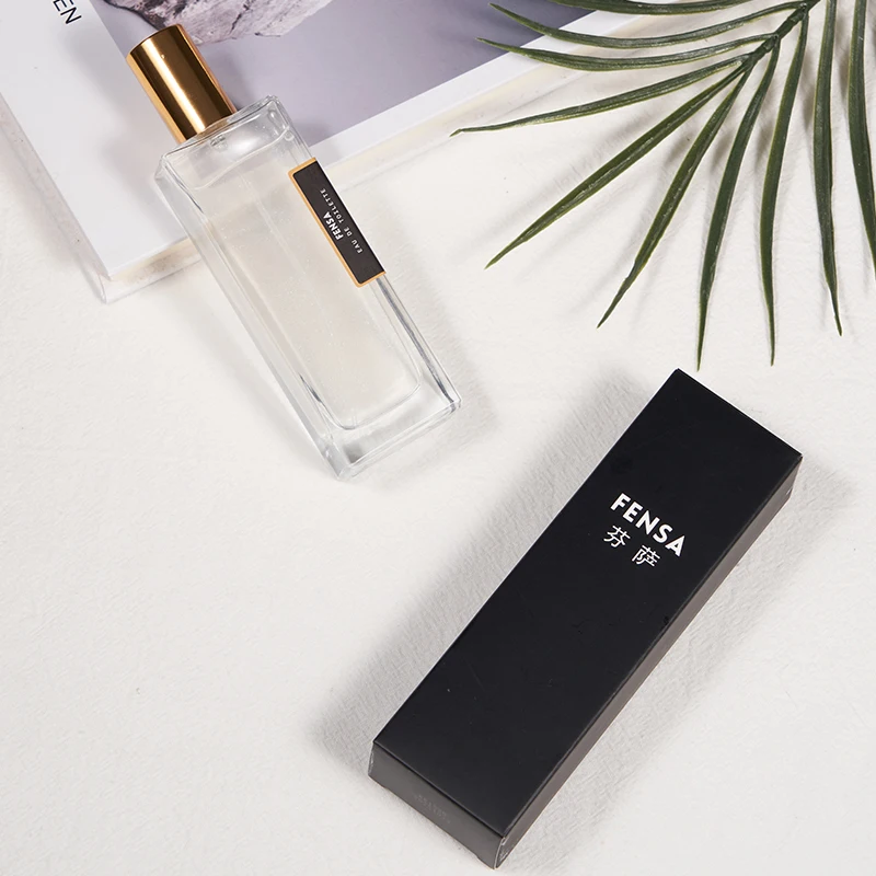 Factory Wholesale Perfume Luxury Women 50ml Square Spray Bottle Glass Perfume